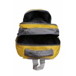 Aqsa ALB54 Stylish Laptop Bag (Yellow and Grey)
